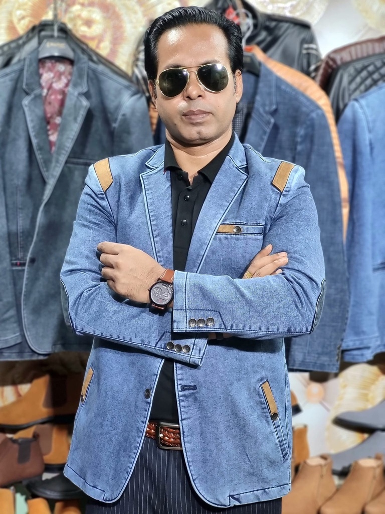 DENIM BLAZER FOR MEN