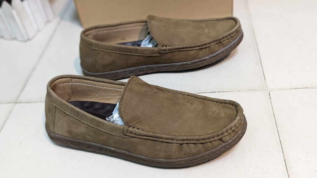 Comfortable Loafers Shoes For Men-Olive