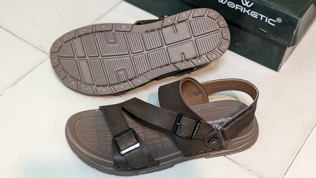 Sports Leather Sandal For Men's