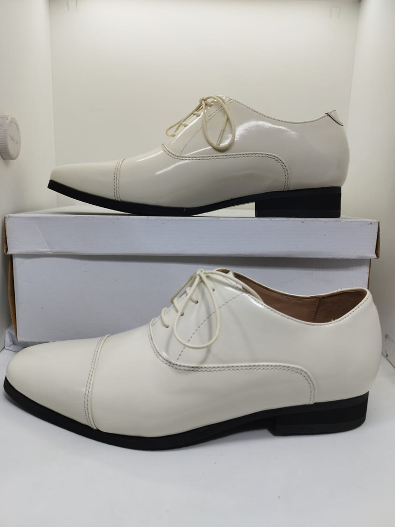 White formal shoes